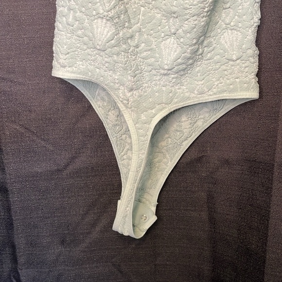 NWT Intimately Free People With Love Thong Bodysuit - Blue Surf - Size M/L - Picture 13 of 15